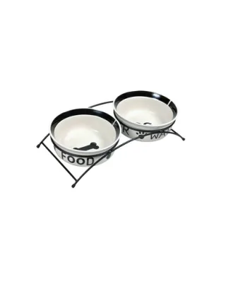 TRIXIE Boluri ceramice pe suport 1.6 l/ 20 cm