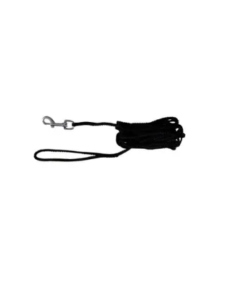 TRIXIE Lesă nailon 5 M / 5 mm negru