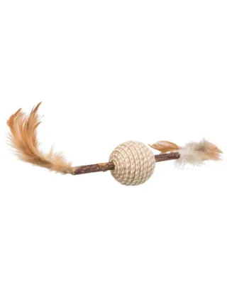 TRIXIE Feather Game Jucarie pentru pisici, cu clopotel 20cm