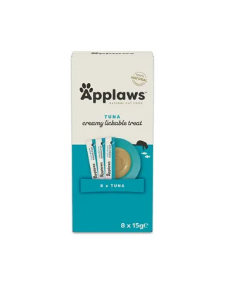 APPLAWS Cat Multipack Gustări cremoase cu aromă de ton pentru pisici 32 x 15 g