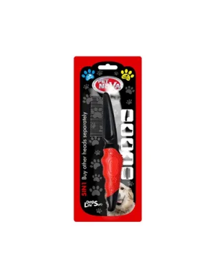 PET NOVA Pieptene pentru blana lunga M 5in1 27 dinti