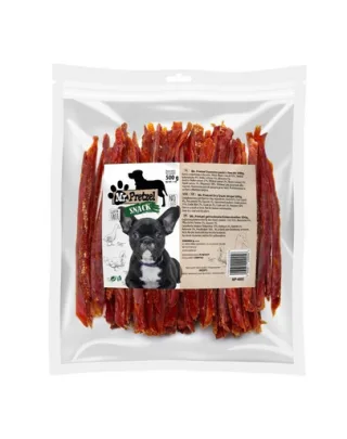 MR. PRETZEL Fâșii uscate din carne de rață gustări pentru câini 500 g