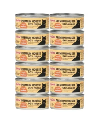 COMFY APPETIT PREMIUM Mousse din curcan pentru pisici 12x85 g