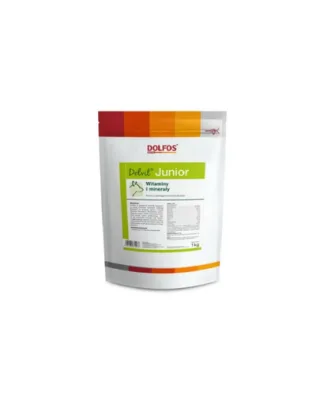 Supliment mineral-vitaminic pentru căței de la 3 săptămâni DOLFOS Dolvit Junior 1 kg