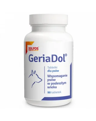 DOLFOS Geriadol 90 tabl supliment pentru câini seniori și slăbiți