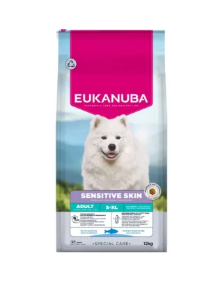 EUKANUBA Special Care Adult Sensitive Skin 12 kg hrană uscată pentru câini adulți cu piele sensibilă