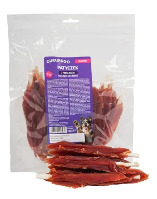 CHRUP&amp;GO Băț cu piept de rață 500 g gustare pentru câini
