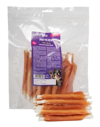 CHRUP&amp;GO Băț cu piept de pui 500 g gustare pentru câini