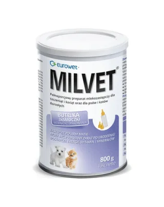 EUROWET Milvet Inlocuitor lapte matern catei si pisoi 800 g