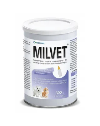 EUROWET Milvet Inlocuitor lapte pentru pui catei si pisoi 300 g