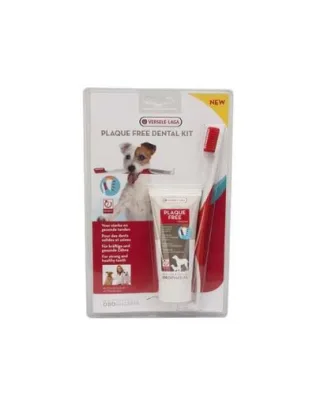 VERSELE-LAGA Plaque Free Dental Care Kit - set pastă de dinți și periuță