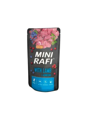 RAFI Mini hrana pentru caini cu miel pentru rase mici 150 g