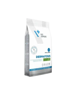 VET EXPERT Veterinary Diet Dermatosis Small Breed 8 kg hrană dietetică pentru câini talie mică cu dermatoze și intoleranțe, cu iepure și cartofi
