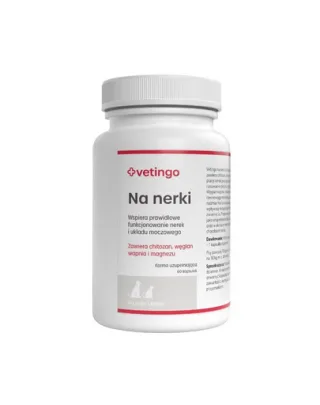 Supliment renal pentru câini și pisici VETINGO 60 capsule