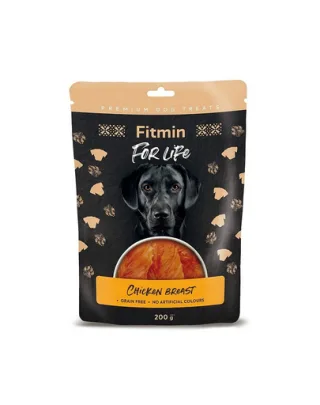 FITMIN For Life Chicken Breast piept de pui 200 g recompensă pentru câini