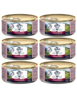 ZIWIPEAK Cat Venison set conserve pentru pisici 6x85 g cu vanat