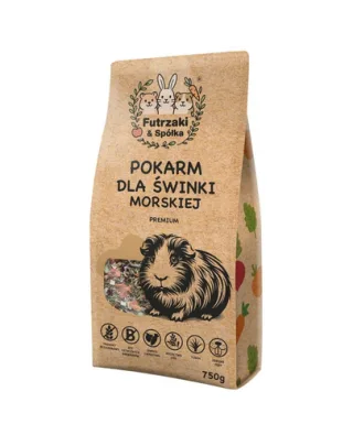 KUCHNIA SZEFA Futrzaki i Spółka hrană fără cereale pentru porcușori de Guineea 750 g