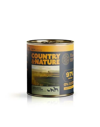 COUNTRY&amp;NATURE Hrana umeda fara cereale pentru caini adulti, cu curcan  850 g