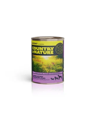 COUNTRY&amp;NATURE Hrana umeda caine, fara cereale, cu fazan si dovleac 400 g