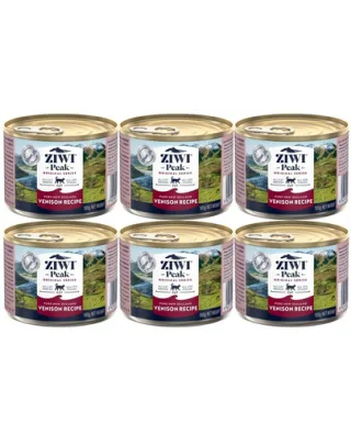 ZIWIPEAK Cat Venison conserve cu vanat pentru pisica 6x185 g
