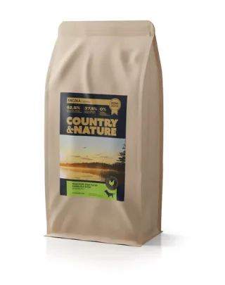 COUNTRY&amp;NATURE Duck with Turkey Recipe 9kg alimente hipoalergenice pentru caini, cu rata si curcan