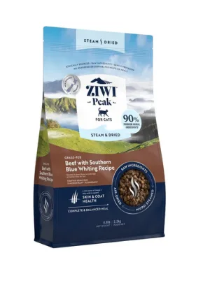 ZIWIPEAK Cat Steam &amp; Dried hrana pisici, cu vita 2,2 kg