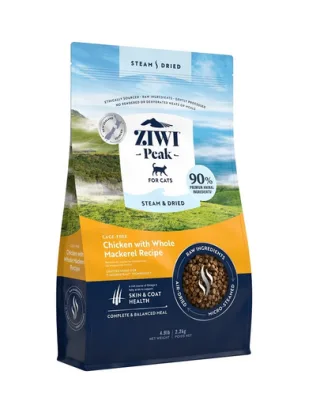 ZIWIPEAK Cat Steam &amp; Dried hrana cu pui pentru pisici 2,2 kg