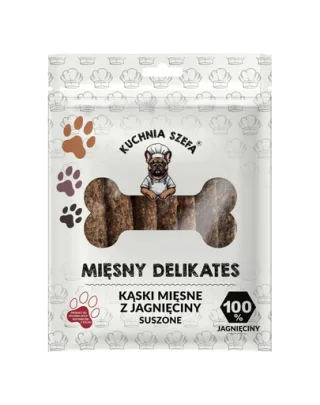 KUCHNIA SZEFA  Deliciu din carne de miel, 7 bucăți recompense uscate pentru câini