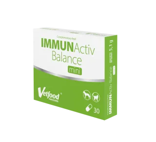 Supliment imunitar, VetFood, Immunactiv Balance Mini, 30 capsule