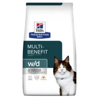 Hrana dietetica pentru pisici Hill s PD Multi-Benefit W D 3 kg