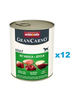 ANIMONDA GranCarno Adult conserva hrana caini porc, vanat si mar 12x800 g