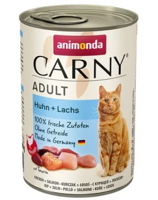 ANIMONDA Carny Adult pui și somon 24 x 400 g