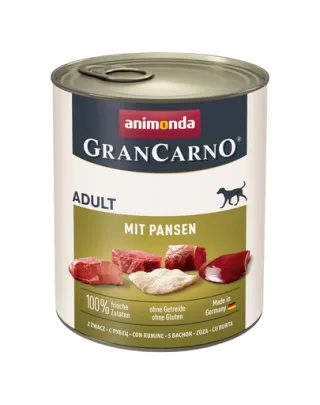 ANIMONDA GranCarno Adult with Tripe 24 x 800 g hrana cu rumen, caini adulti