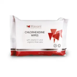 Servetele cu clorhexidina  vitamina E Maxani 40 buc   pachet