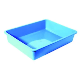 GEORPLAST Clasic, litieră pisici, albastru, 39x20x10 cm