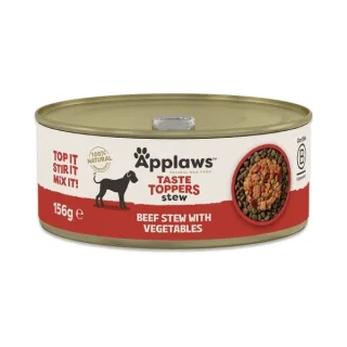 Hrana umeda caini, Applaws Dog Taste Toppers, Vita si Legume, 156 g