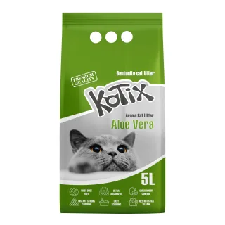 Asternut igienic pentru pisici Kotix, 5 L, aroma Aloe Vera
