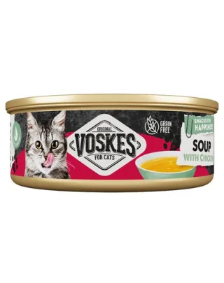 Supă pentru pisici cu pui, pentru hidratare VOSKES Soup with Chicken 50 g