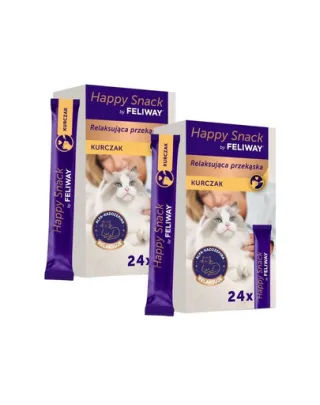 FELIWAY Happy Snack Chicken 48x15 g cu pui, gustare relaxantă pentru pisici