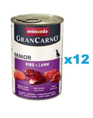 ANIMONDA Grancarno conserva caini seniori vitel si miel 12 x 400 g