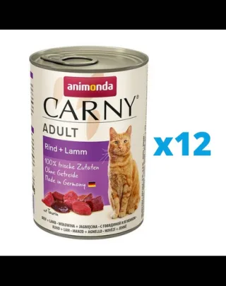 ANIMONDA Carny Adult Vită și Miel 12 x 400 g