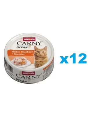 ANIMONDA Carny Ocean ton alb și creveți 12x80g