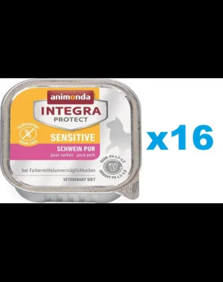 ANIMONDA Integra Protect Sensitive cu Porc 16x100 g