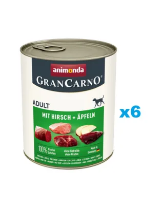 ANIMONDA GranCarno Adult conserva hrana caini porc, vanat si mar 6x800 g
