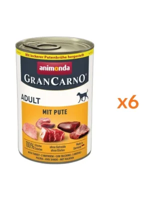 ANIMONDA GranCarno Adult curcan hrana umeda pentru caini 12 x 800 g