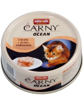 ANIMONDA Carny ocean Conserva hrana pisica, cu somon si sardine 6 x 80g