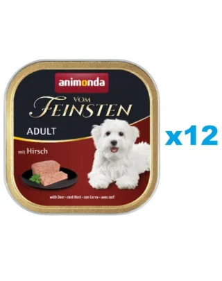 ANIMONDA Vom Feinsten Forest Hrana umeda cu caprioara pentru caini adulti 12x150 g