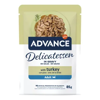 Hrana Umeda Pisici, Advance Cat Wet Delicatessen, Curcan, 85 g