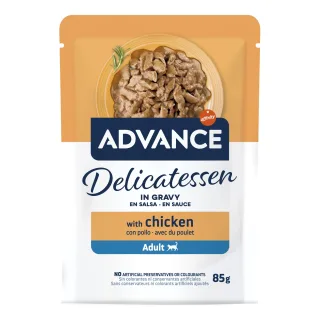 Hrana Umeda Pisici, Advance Cat Wet Delicatessen, Pui, 85 g