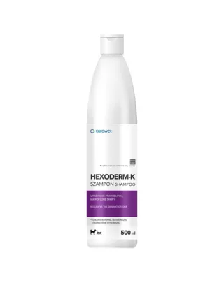EUROWET Hexoderm-K șampon dermatologic câini și pisici 500 ml